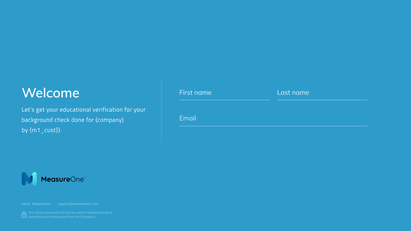 Onboarding start