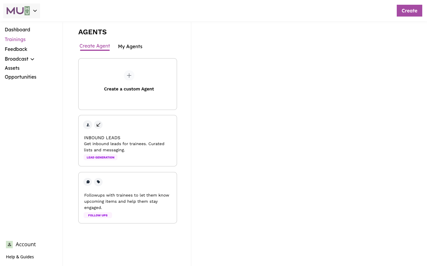 Agent library