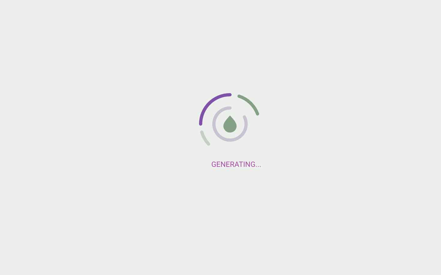 Editor — generating state