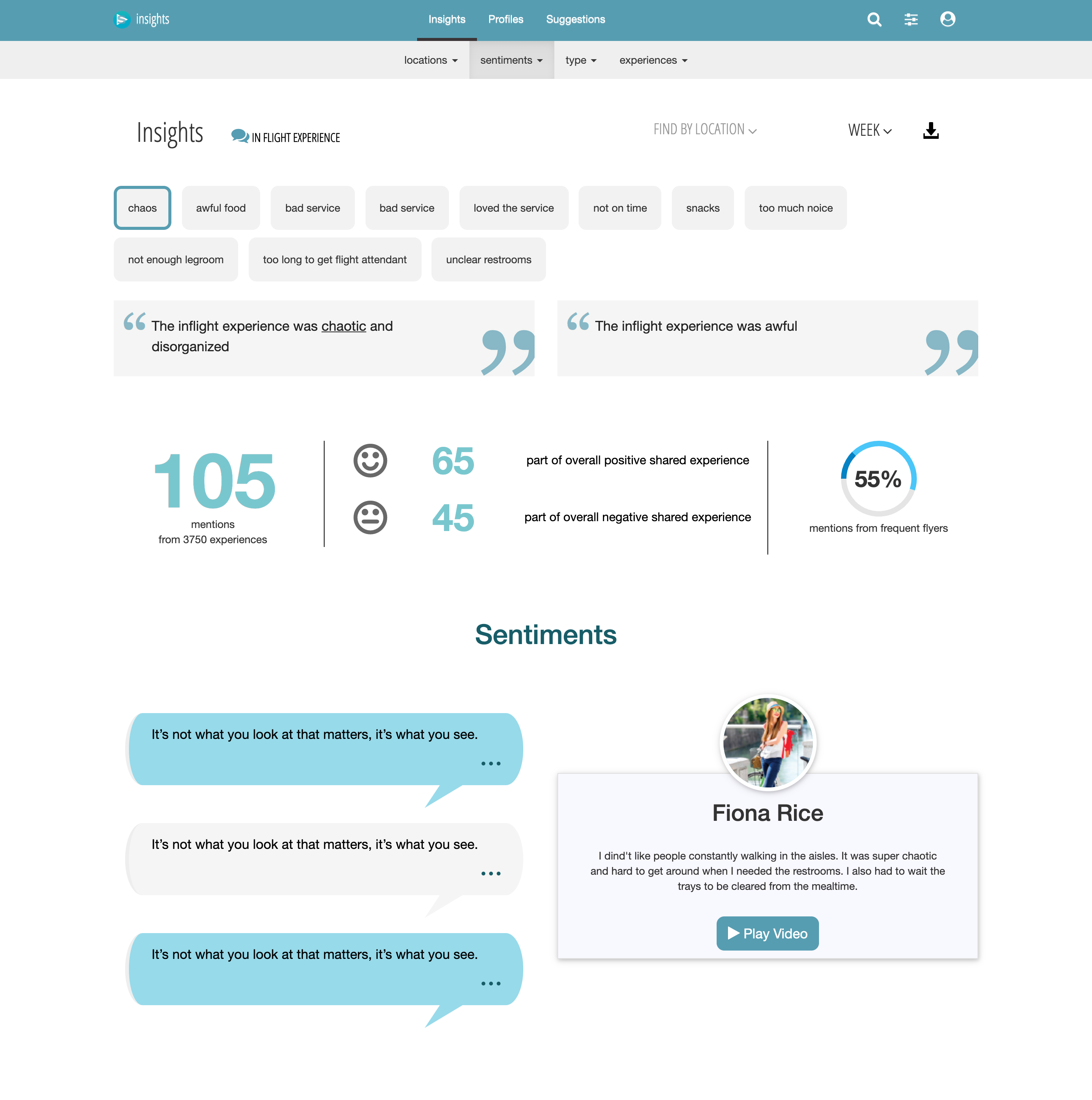 Insights — sentiment