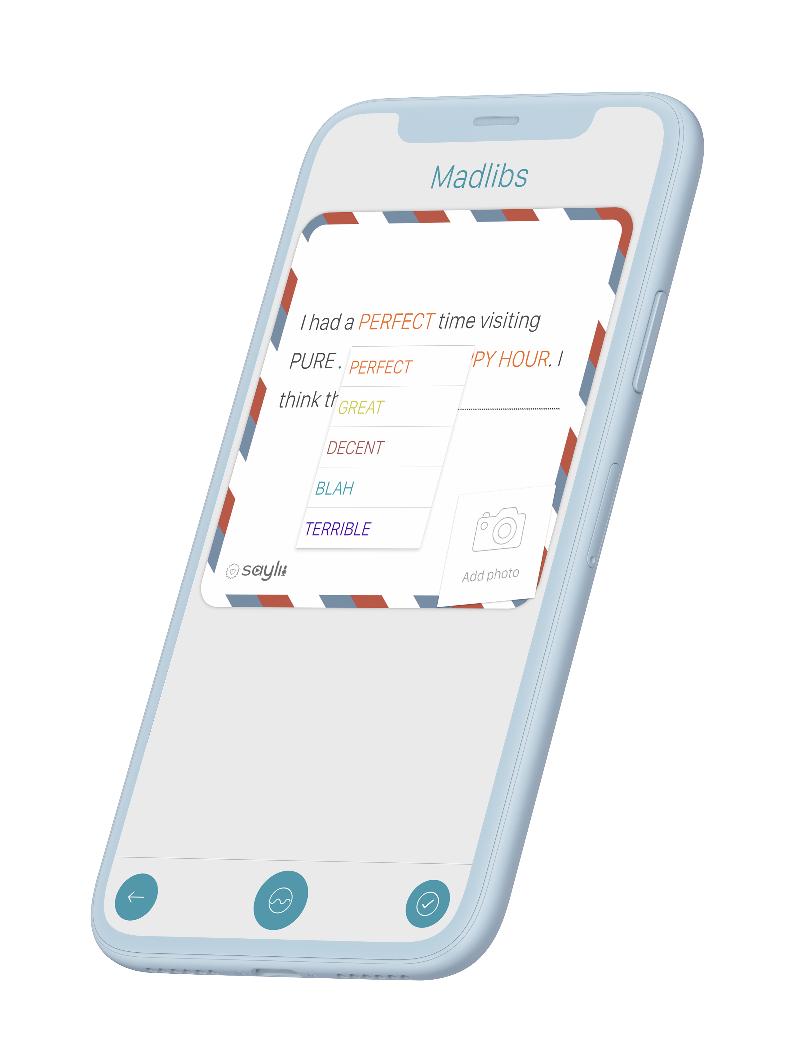 Saylii — capture screen