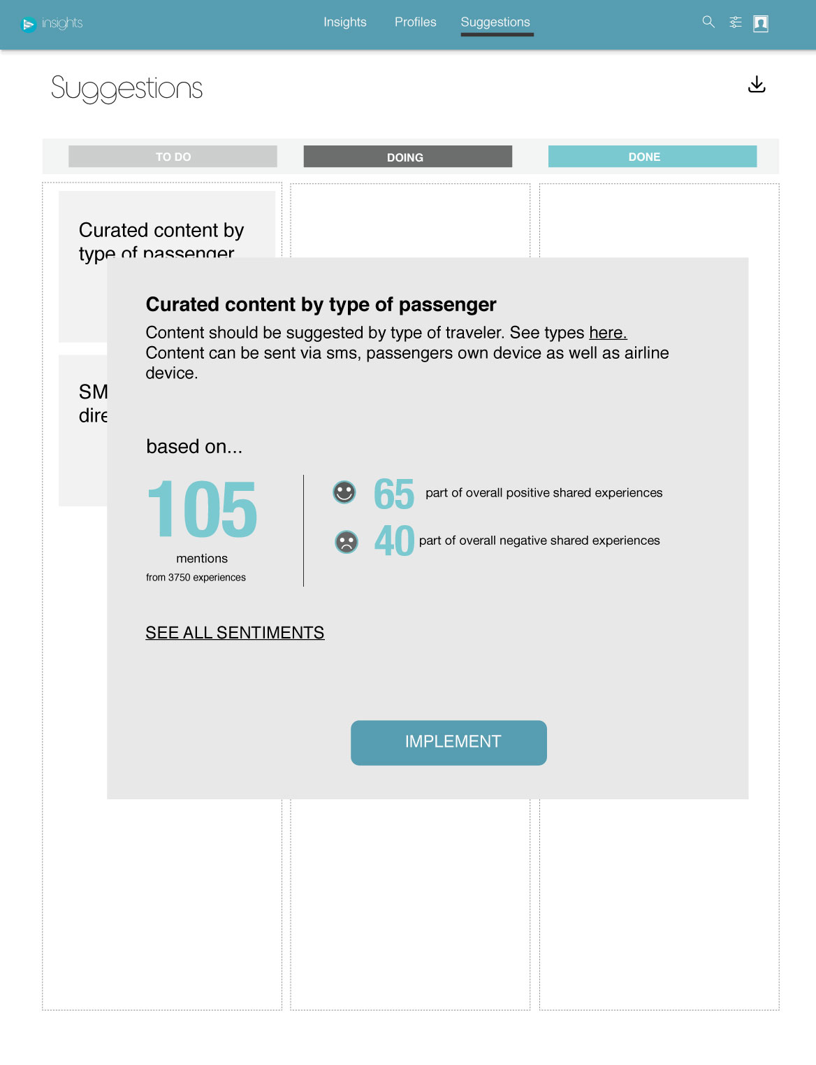 Insights — suggestions